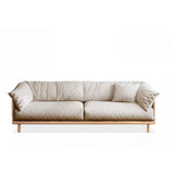 Green Scratch Resistant Fabric Removable Cushion Sofa Image - 18