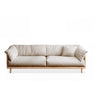 Green Scratch Resistant Fabric Removable Cushion Sofa Image - 18