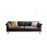 Green Scratch Resistant Fabric Removable Cushion Sofa Image - 25