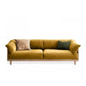 Green Scratch Resistant Fabric Removable Cushion Sofa Image - 5