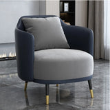 Green Scratch Resistant Single Sofa with Pillow Image - 21