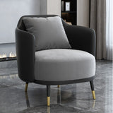 Green Scratch Resistant Single Sofa with Pillow Image - 25