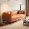 Green Stain Water Resistant Tuxedo Arm Wood Frame Sofa Image - 13