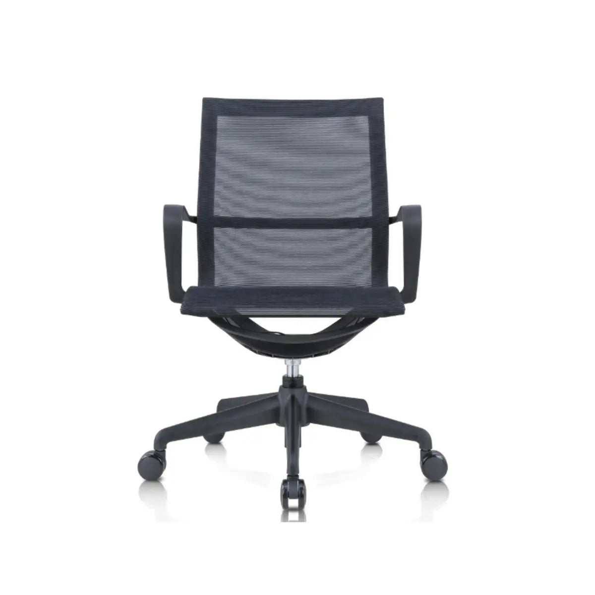 Green Tilt Mechanism Ergonomic Mesh Office Chair with Arms Image - 2
