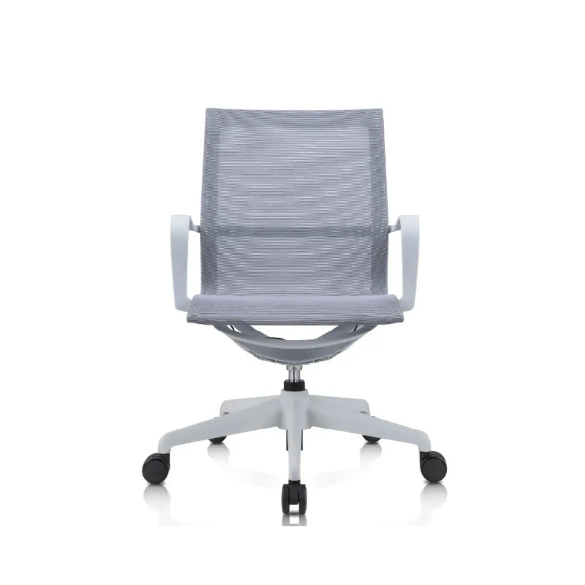 Green Tilt Mechanism Ergonomic Mesh Office Chair with Arms Image - 3