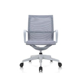 Green Tilt Mechanism Ergonomic Mesh Office Chair with Arms Image - 3