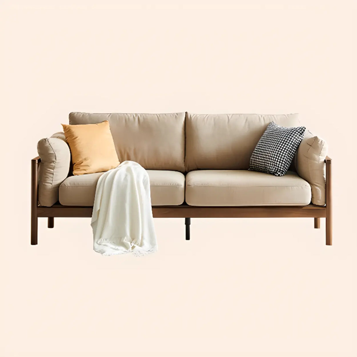 Green Water Resistant Anti Cat Scratch Fabric Loveseat Image - 17
