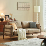 Green Water Resistant Anti Cat Scratch Fabric Loveseat Image - 4