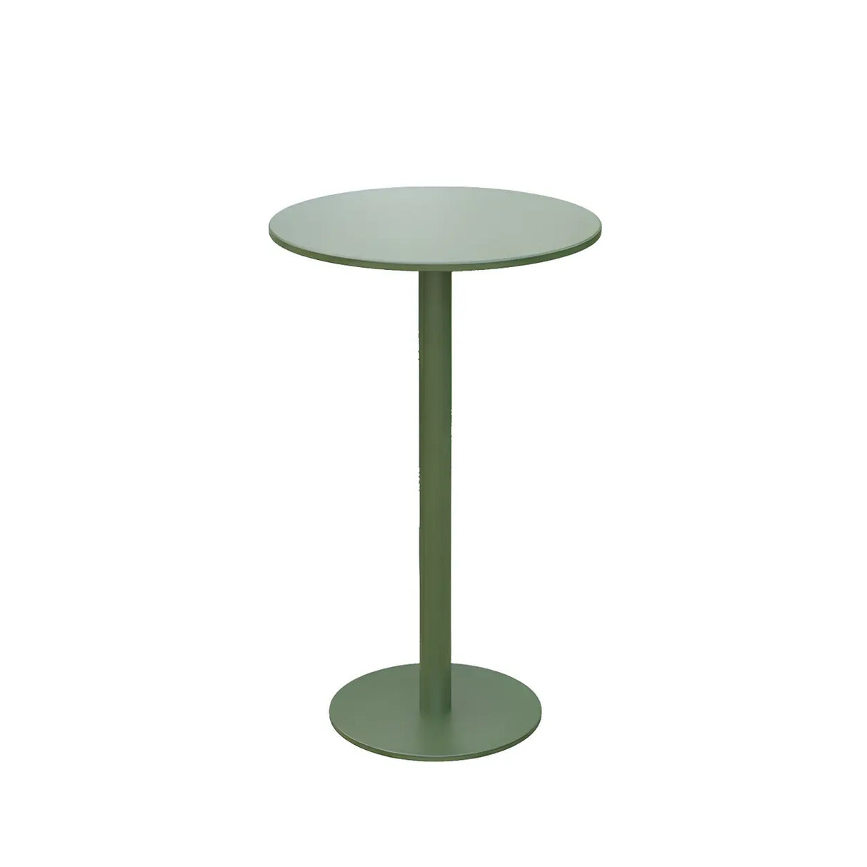 Green Waterproof Outdoor Patio Round Metal Bistro Table Image - 7
