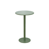 Green Waterproof Outdoor Patio Round Metal Bistro Table Image - 7