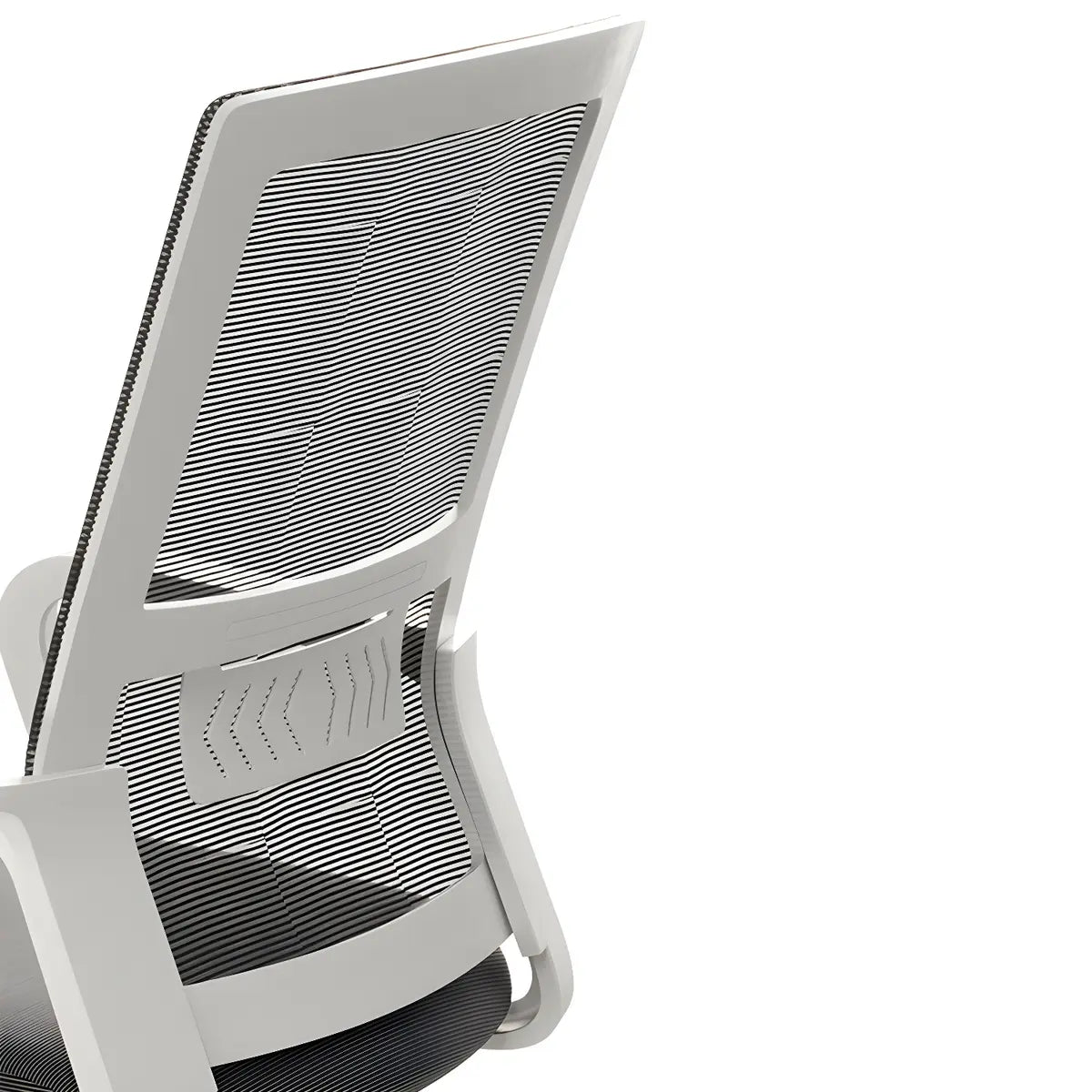Grey Adjustable Modern Ergonomic Mesh Office Chair Image - 10