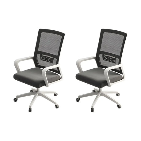 Grey Adjustable Modern Ergonomic Mesh Office Chair Image - 2