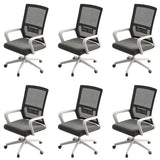 Grey Adjustable Modern Ergonomic Mesh Office Chair Image - 5