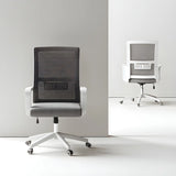 Grey Adjustable Modern Ergonomic Mesh Office Chair Image - 6