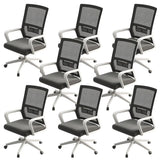 Grey Adjustable Modern Ergonomic Mesh Office Chair Image - 7