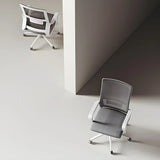 Grey Adjustable Modern Ergonomic Mesh Office Chair Image - 8