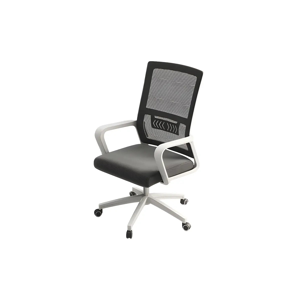 Grey Adjustable Modern Ergonomic Mesh Office Chair Image - 9