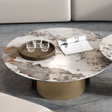 Grey Curved Leather Reception Sofa Seating Group Image - 16