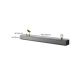 Grey Enclosed Storage Rectangle TV Stand with Drawers Image - 21