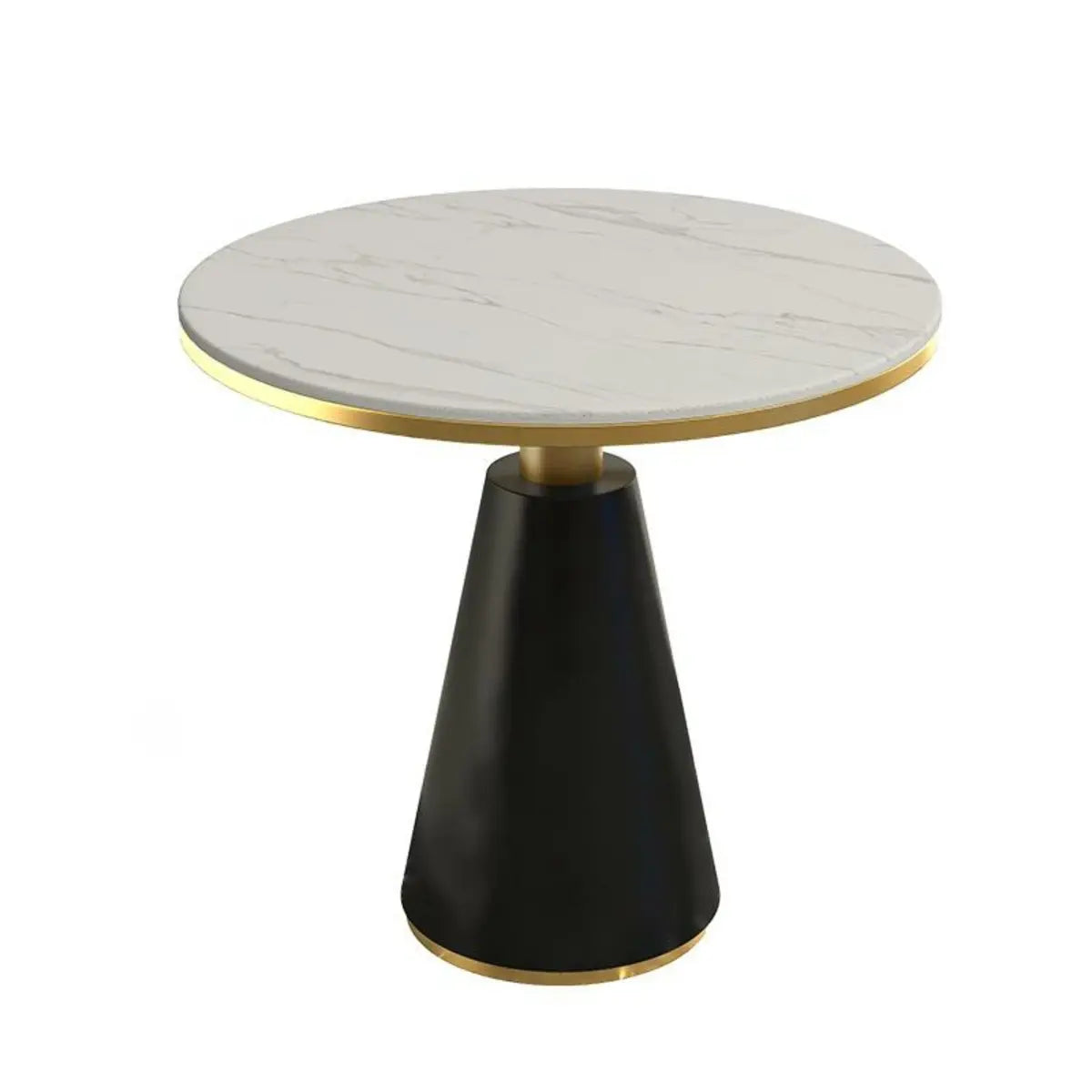 Grey Faux Leather Metal Frame Chair with Coffee Table Image - 23