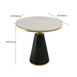 Grey Faux Leather Metal Frame Chair with Coffee Table Image - 35