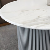 Grey Leather Metal Frame 3-Seater Sofa with Side Table Image - 14