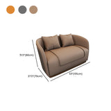 Grey Leather Metal Frame 3-Seater Sofa with Side Table Image - 20