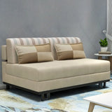 Grey Linen Fabric Tight Back Sleeper with Slipcover Image - 11