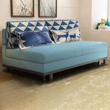 Grey Linen Fabric Tight Back Sleeper with Slipcover Image - 9