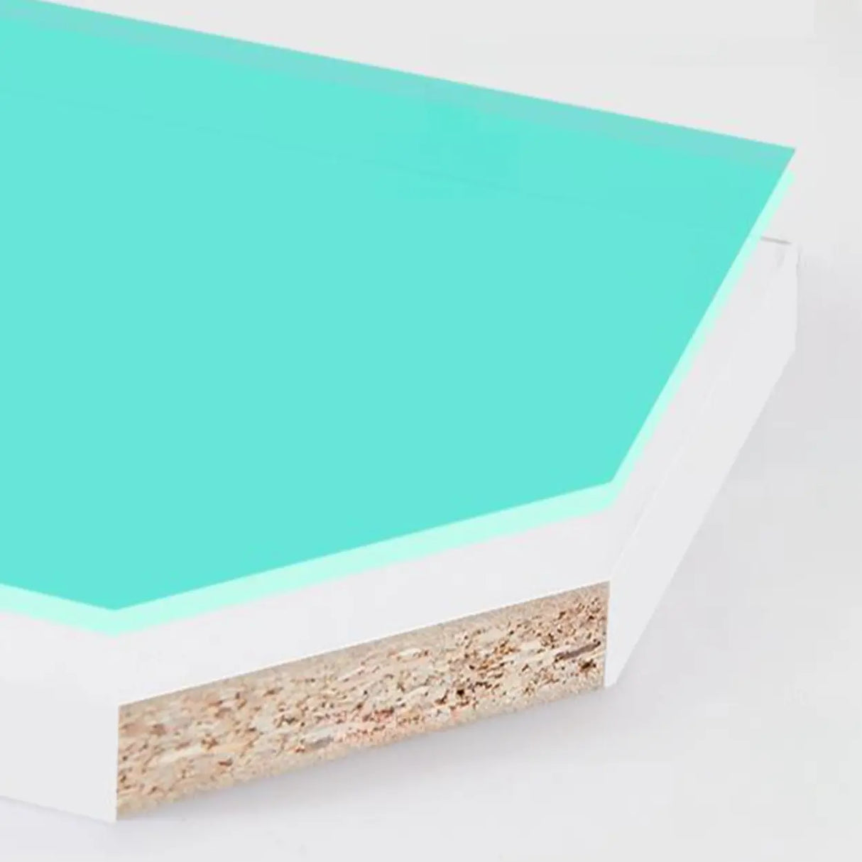 Grey Long Wooden Multi-personal Conference Desk Image - 4