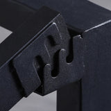 Grey Long Wooden Multi-personal Conference Desk Image - 6