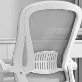 Grey Modern Ergonomic Mesh Lumbar Support Office Chair Image - 9