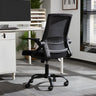 Grey Modern Ergonomic Mesh Office Chair with Wheels Image - 11