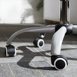 Grey Modern Ergonomic Mesh Office Chair with Wheels Image - 15