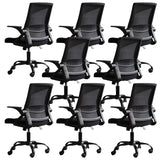 Grey Modern Ergonomic Mesh Office Chair with Wheels Image - 20