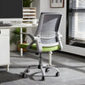 Grey Modern Ergonomic Mesh Office Chair with Wheels Image - 26