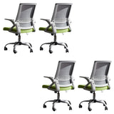 Grey Modern Ergonomic Mesh Office Chair with Wheels Image - 28
