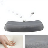 Grey Modern Ergonomic Swivel Office Chair with Footrest Image - 12
