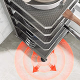 Grey Rust Resistant Metal Baker's Rack with Shelves Image - 14