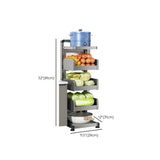 Grey Rust Resistant Metal Baker's Rack with Shelves Image - 28