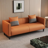 Grey Stain Resistant Tuxedo Arm Tight Back Loveseat Image - 18