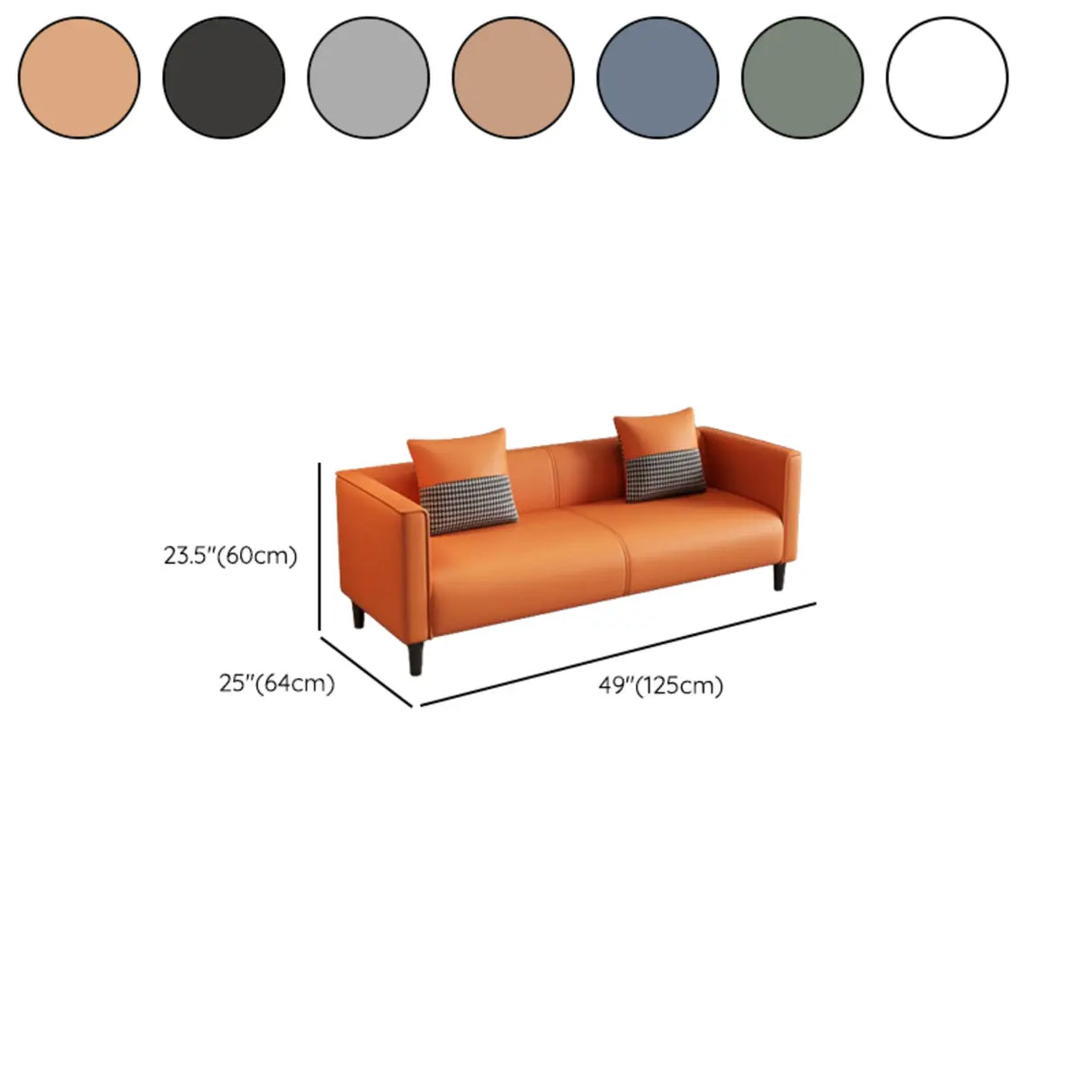 Grey Stain Resistant Tuxedo Arm Tight Back Loveseat Image - 20