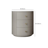 Grey Stone Countertop Leather Frame Kids Nightstand Image - 10