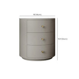 Grey Stone Countertop Leather Frame Kids Nightstand #size