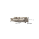 Grey Tech Cloth Pillow Top Arm Concealed Support Sofa Image - 16