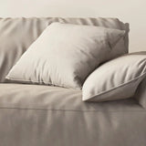 Grey Tech Cloth Pillow Top Arm Concealed Support Sofa Image - 9