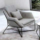 Grey Waterproof Fabrics Upholstered Back Sofa Set Image - 7