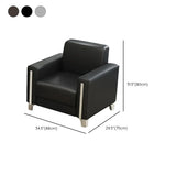 Grey Waterproof Leather Tight Back Sofa Seating Group #size