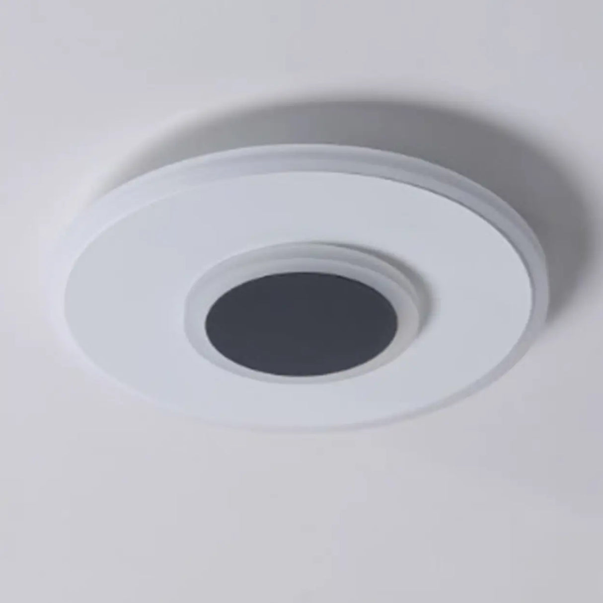 Hallway Black Grey Round LED Flush Mount Ceiling Light Image - 10