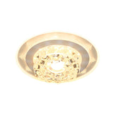 Hallway Flower Crystal LED Flush Mount Ceiling Light Image - 8